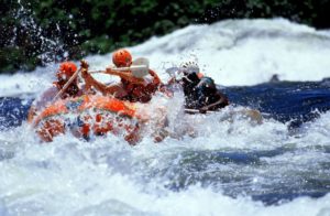 White Water Rafting on the source of Nile