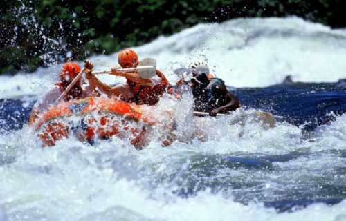 White Water Rafting on the source of Nile