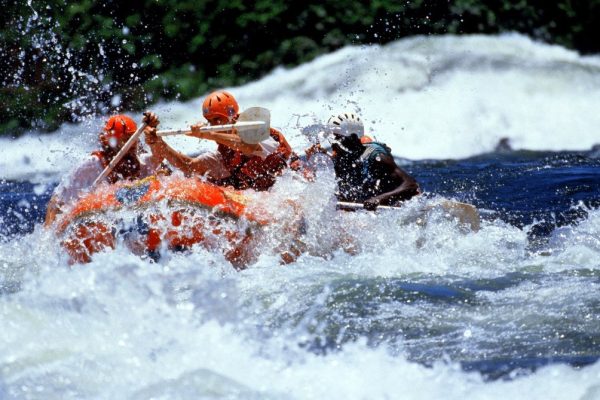 White Water Rafting on the source of Nile