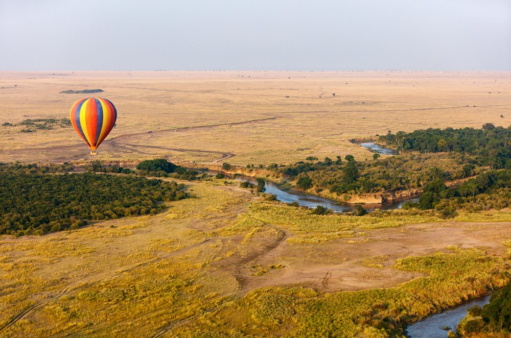 Masai Mara ballooning