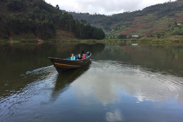 Boat Crusie around Resort @ Lake Bunyonyi