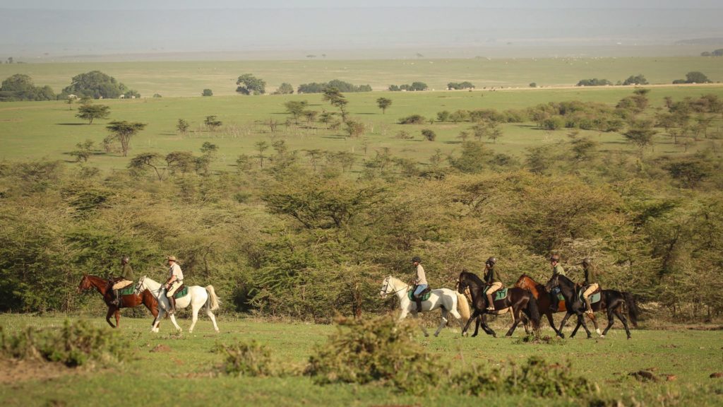 Horseback safaris in the Chyulu Hills