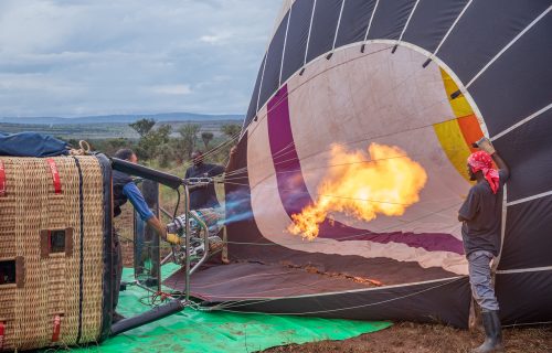 Rwanda is offering air balloon Rides at Akagera Park