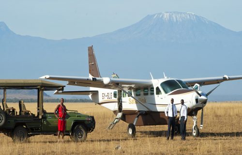 Kenya flying safari.