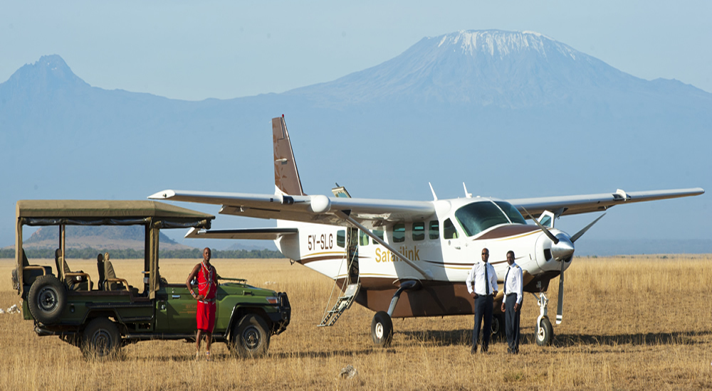 Kenya flying safari.