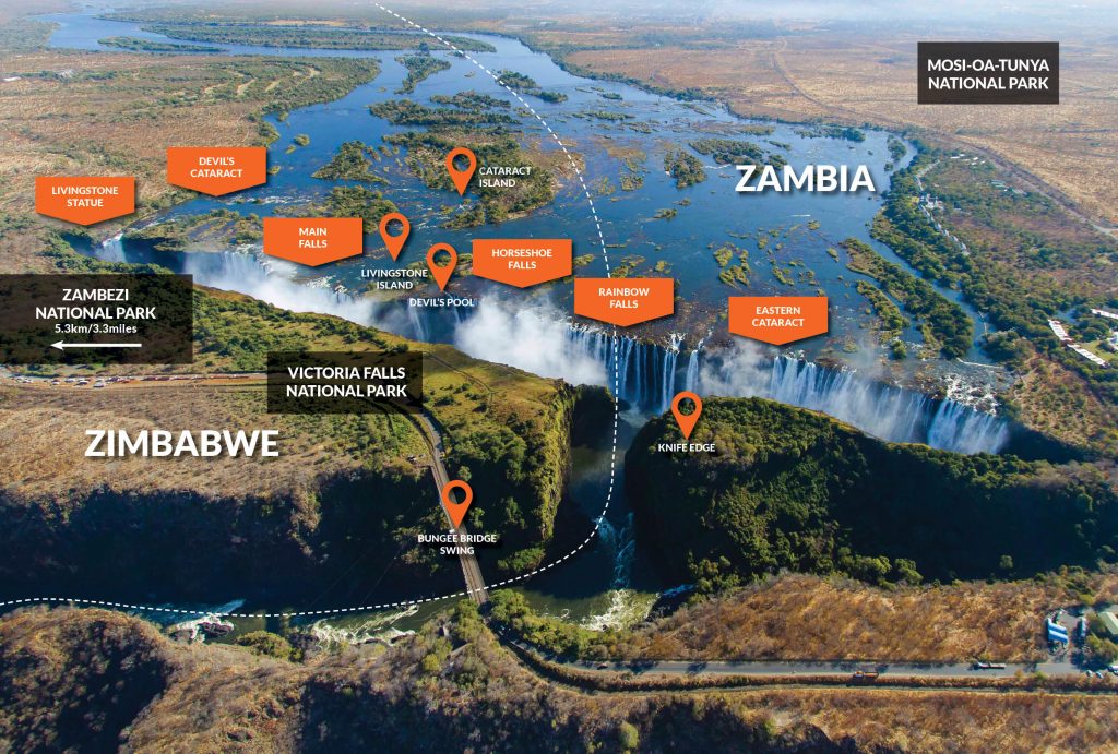 Is Victoria Falls in Zimbabwe or Zambia?