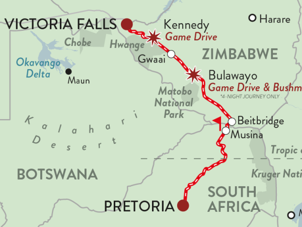 Victoria Falls Journey - Rovos Rail