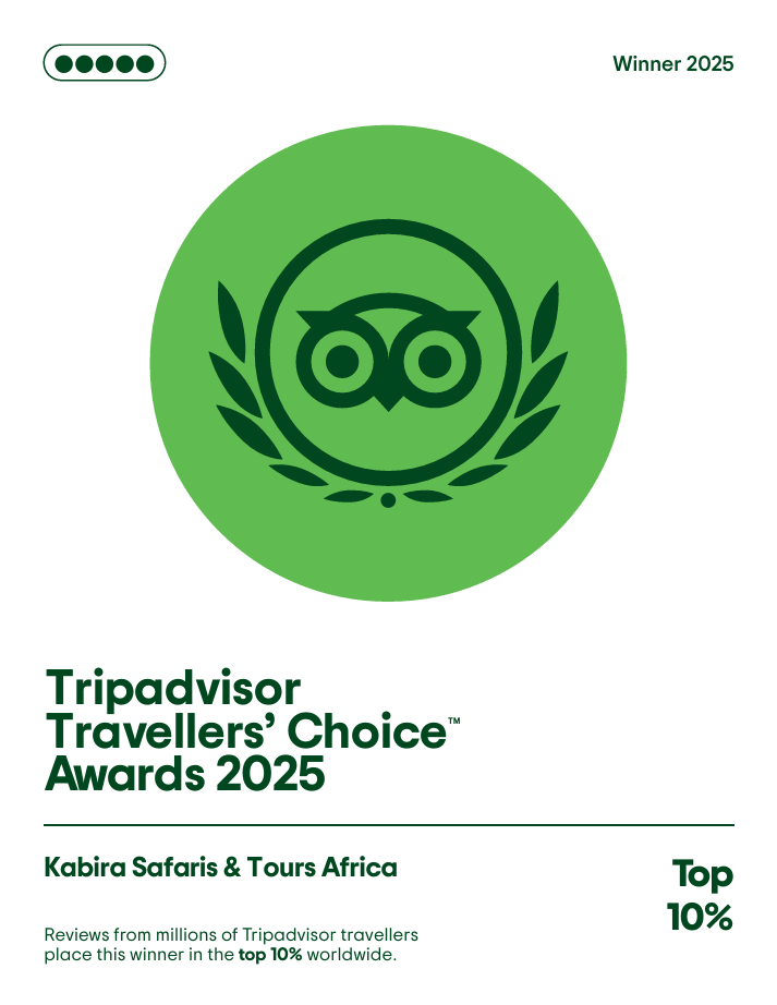 TripAdvisor Travellers' Choice Award 2025 - Kabira Safaris Africa